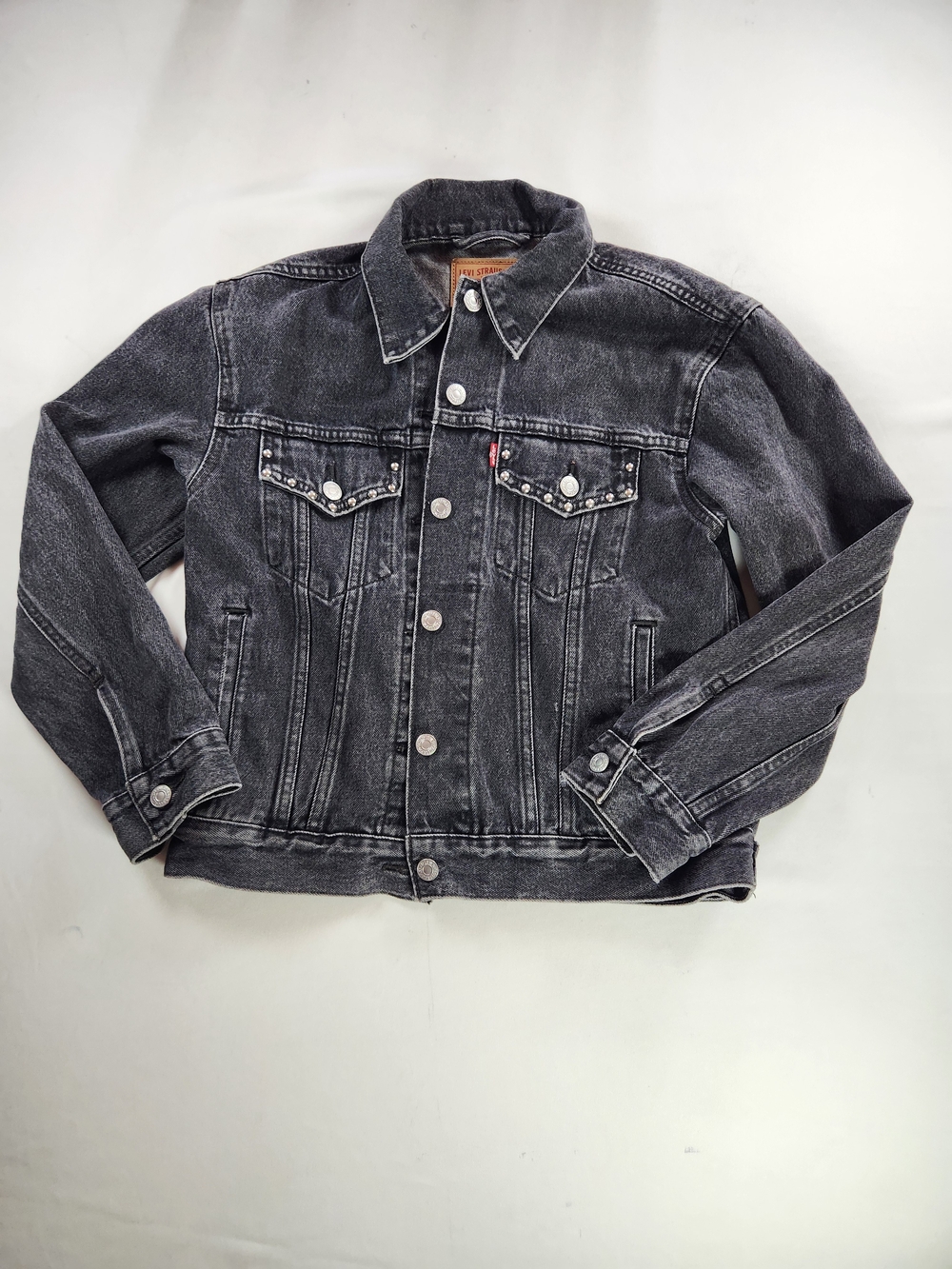 Levi's Black Washed Denim Jacket - Men's Classic Trucker